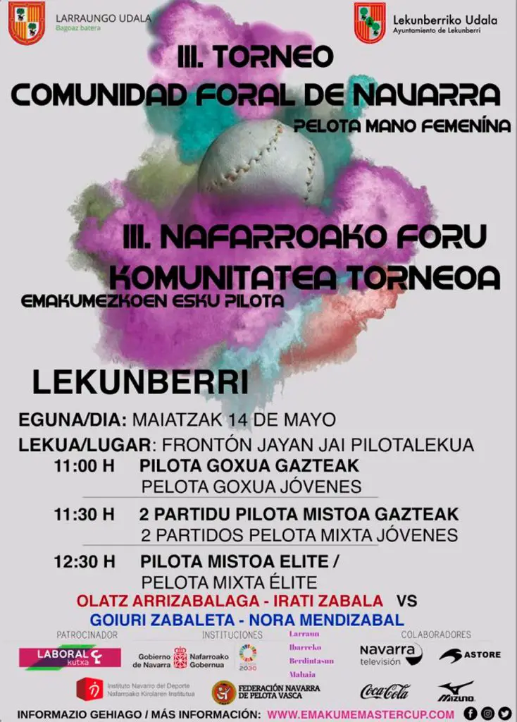 Torneo Comunidad Foral de Navarra / Cartel Lekumberri