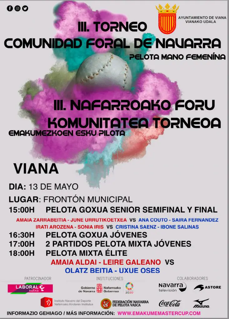 Torneo Comunidad Foral de Navarra / Cartel Viana