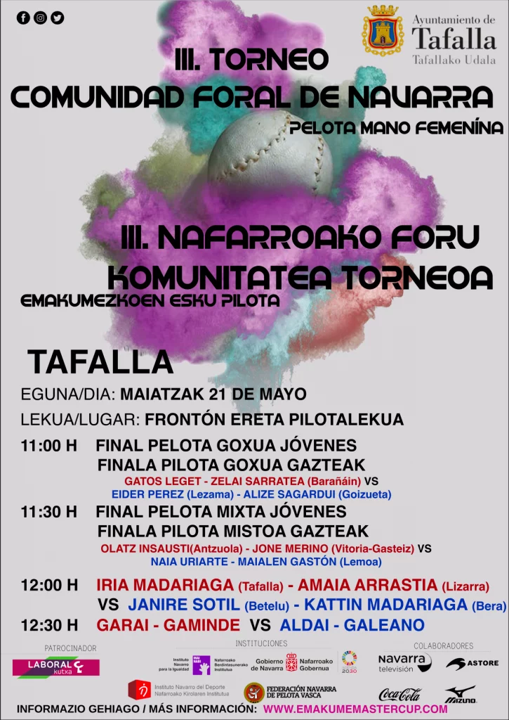 Torneo Comunidad Foral de Navarra / Cartel Tafalla