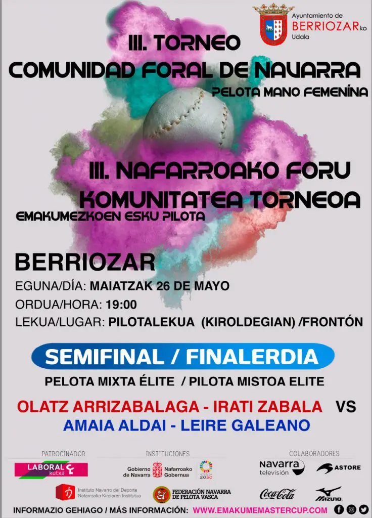 Torneo Comunidad Foral de Navarra / Cartel Berriozar
