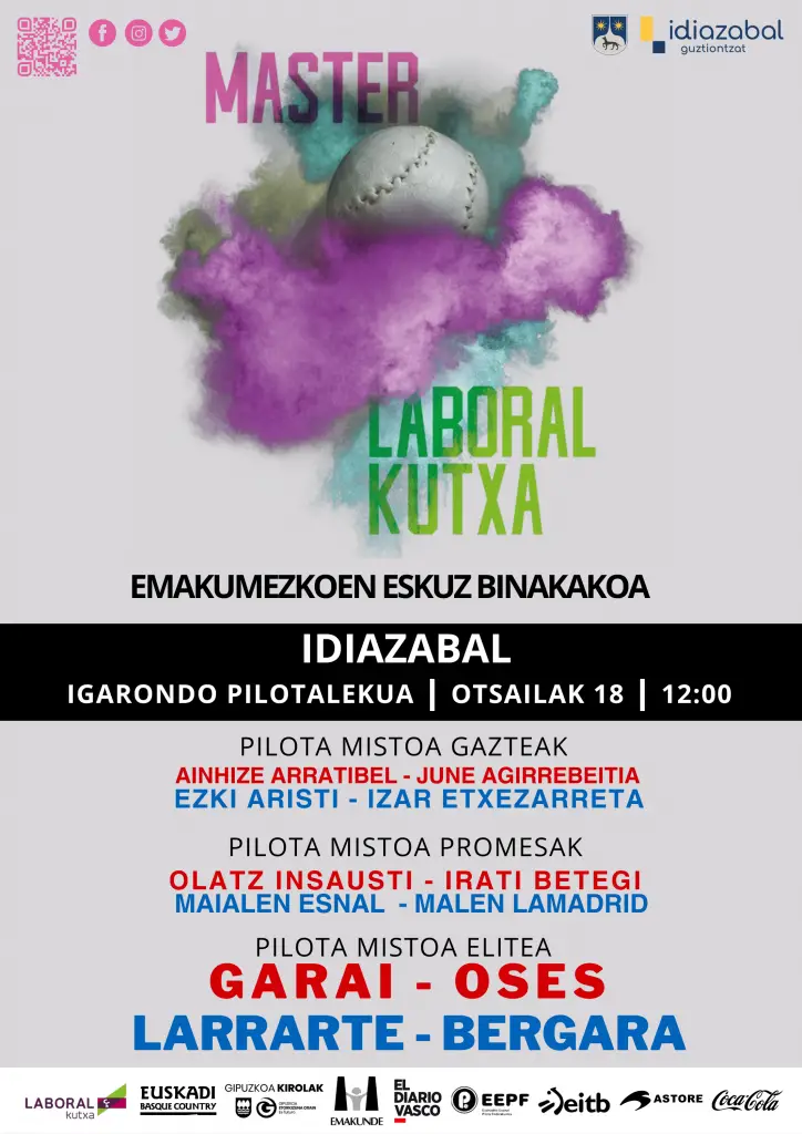 Master Laboral Kutxa 2024 / Cartel Idiazabal