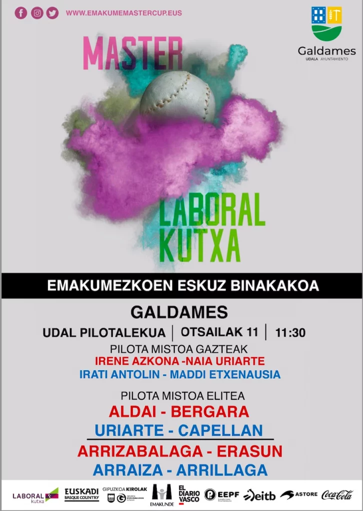 Master Laboral Kutxa 2024 / Cartel Galdames