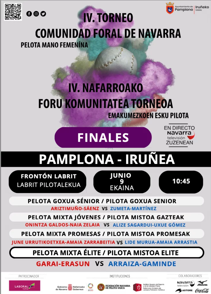 Cartel Final Torneo Comunidad Foral de Navarra 2024