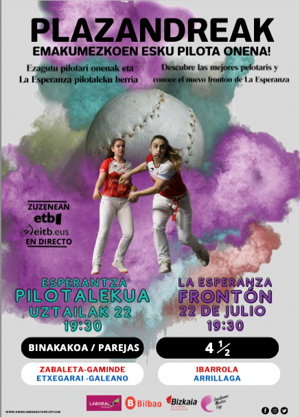 Los nombres de las finalistas del Plazandreak no se desvelarán hasta el último momento