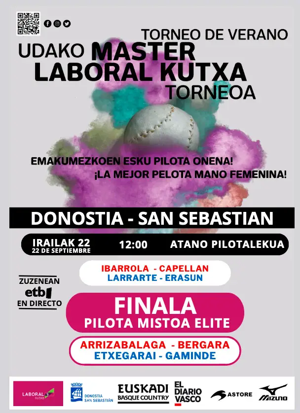 Cartel final Udako Master Laboral Kutxa