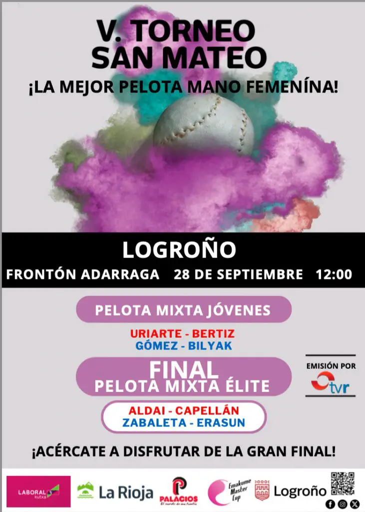 Andrea Capellán tratará de que la txapela del Torneo de San Mateo se quede en casa