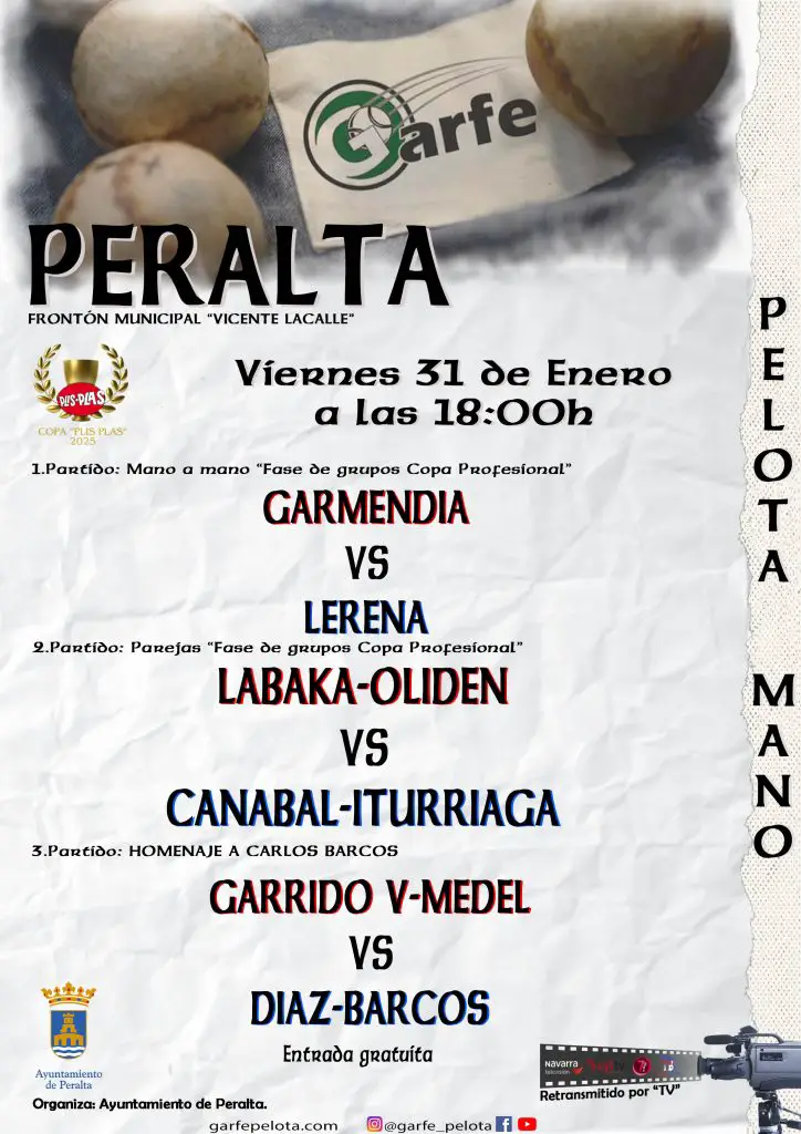 La Copa Plis-Plas llega a Peralta
