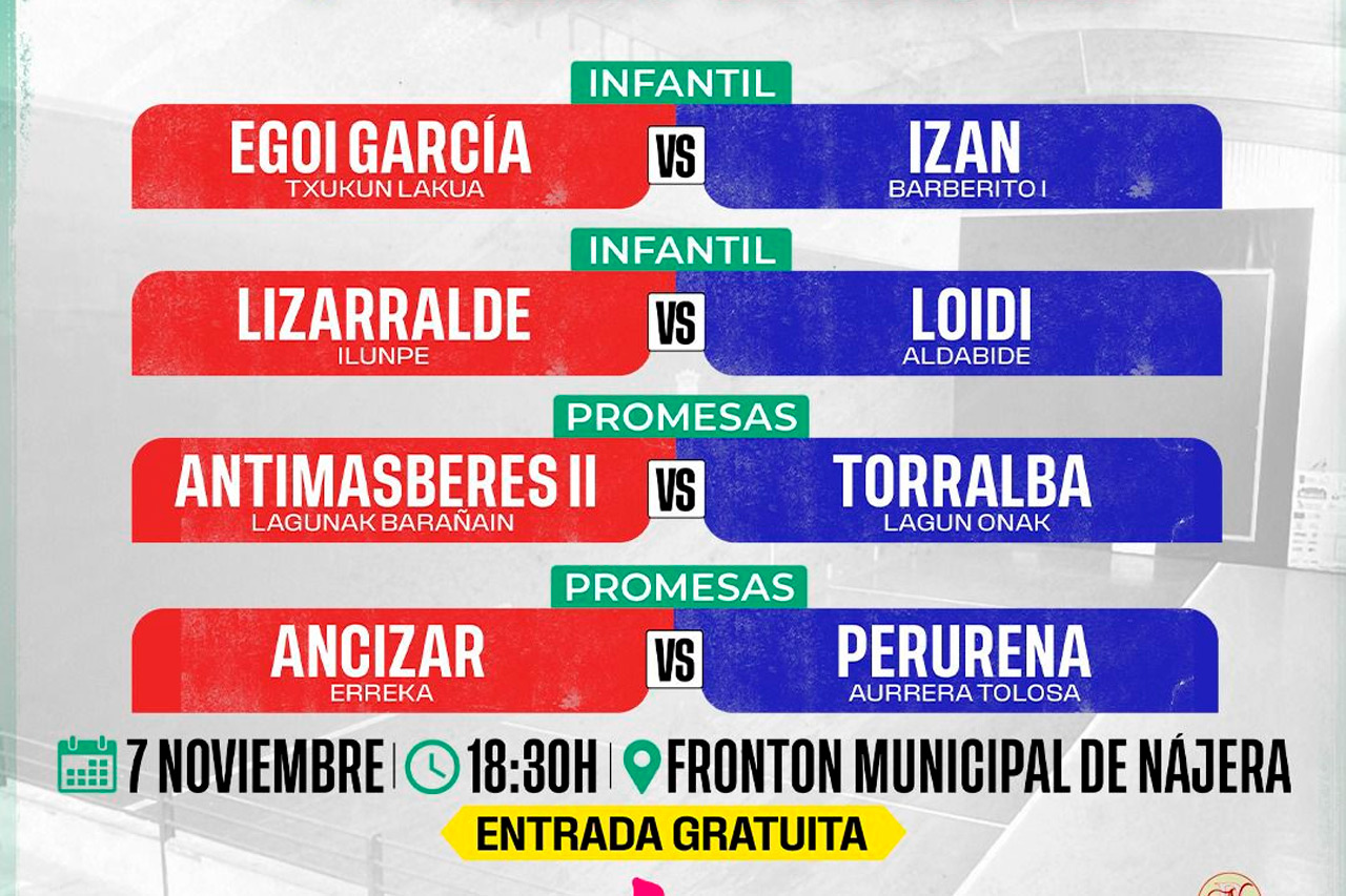 Cartelera V Torneo Reino de Nájera > 7 noviembre | 21iguales