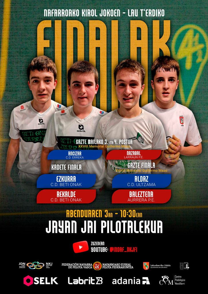 Cartel Cuatro y Medio juvenil